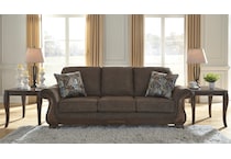 miltonwood living room brown st feo stationary fabric sofa   