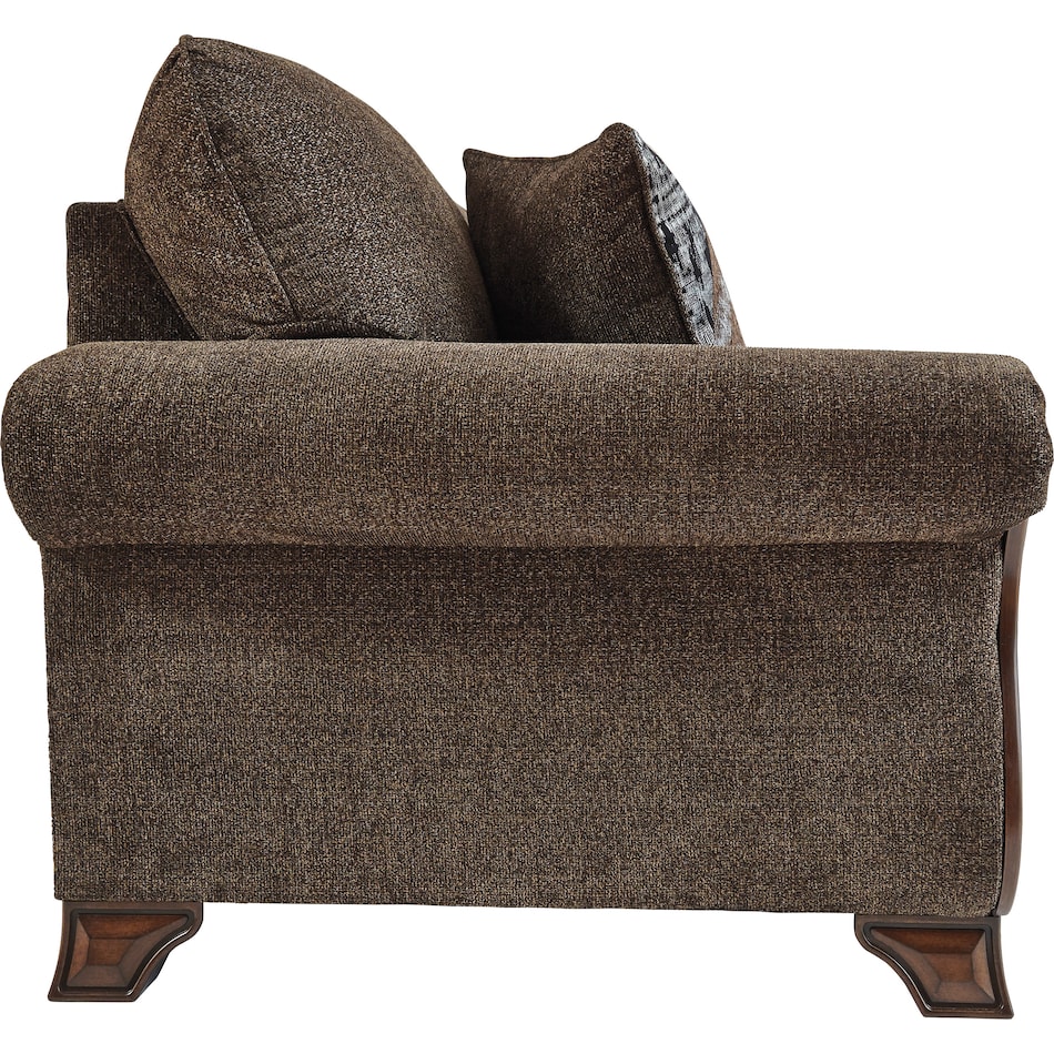 miltonwood living room brown st feo stationary fabric sofa   