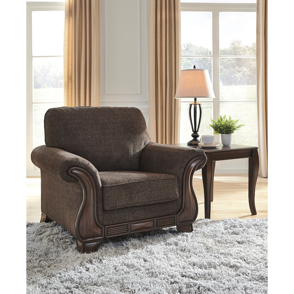 miltonwood living room brown st feo stationary fabric chair   