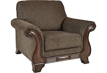 miltonwood living room brown st feo stationary fabric chair   