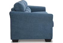 miravel living room indigo blue st stationary fabric sofa   