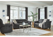 miravel living room metal gray st stationary fabric sleeper   