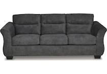 miravel living room metal gray st stationary fabric sleeper   