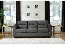 miravel living room metal gray st stationary fabric sleeper   