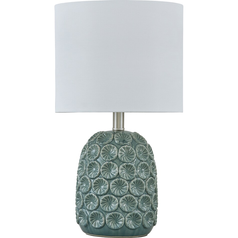 moorbank blue table lamp l  