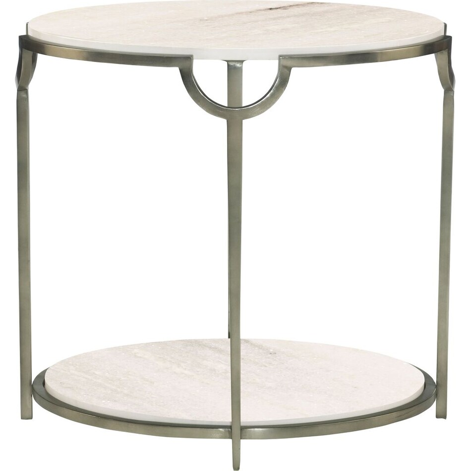 morello occasional gray chairside table   