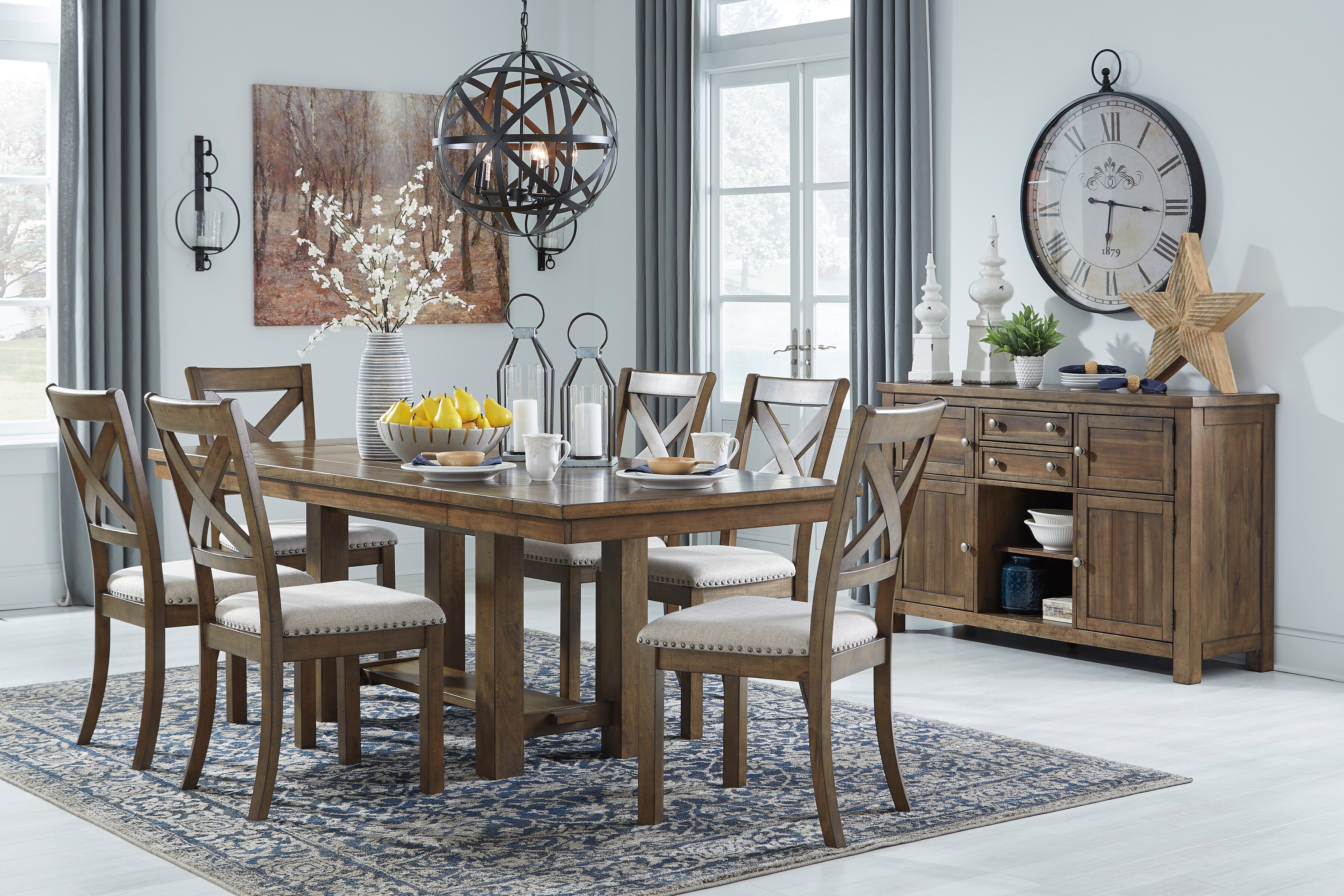 Moriville 6 store piece dining set