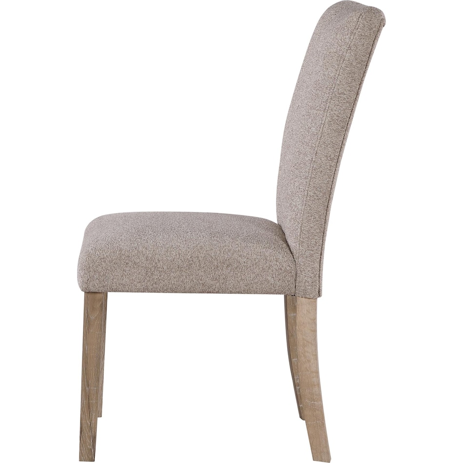 myla dining beige dr side chair   