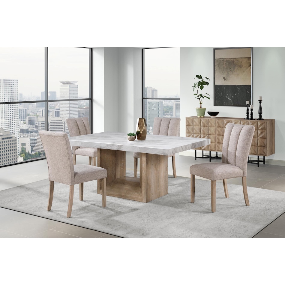 myla dining beige dr side chair   