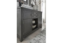 myshanna dining gray dr buffet server d   