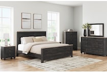 nanforth bedroom two tone br master chest b   