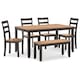 natural dr dining table reg hgt d   