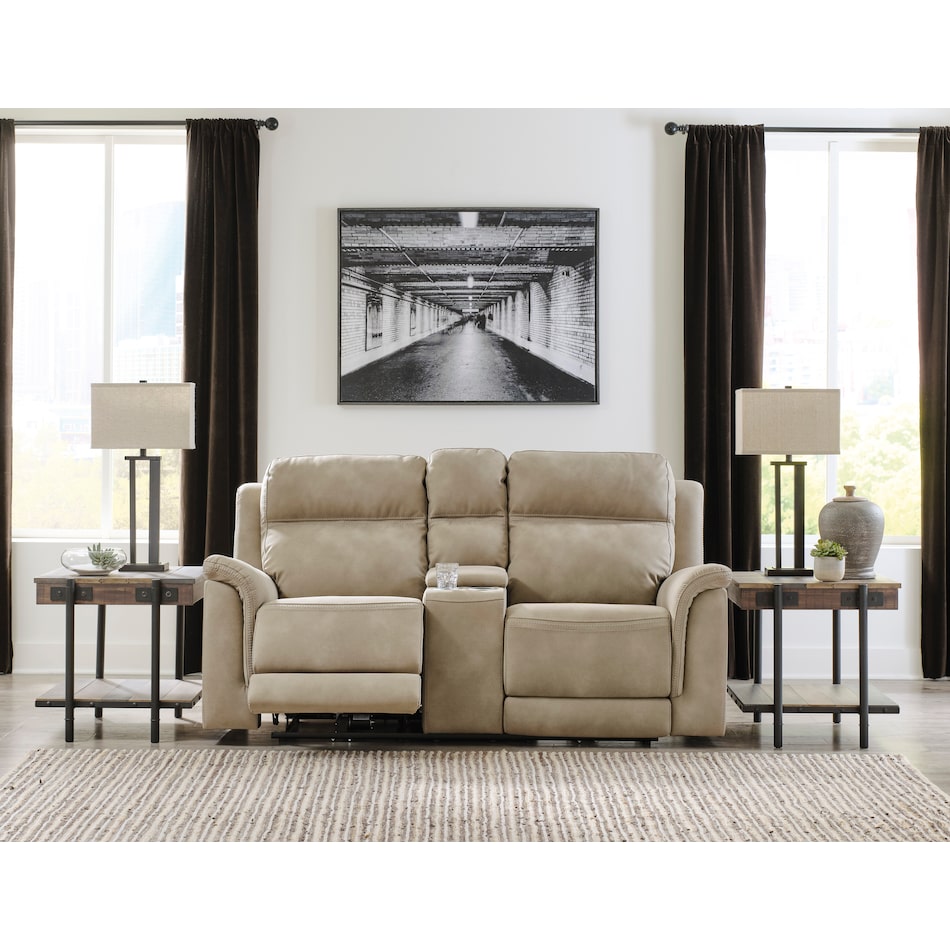 next gen durapella beige mt motion fabric loveseat p   