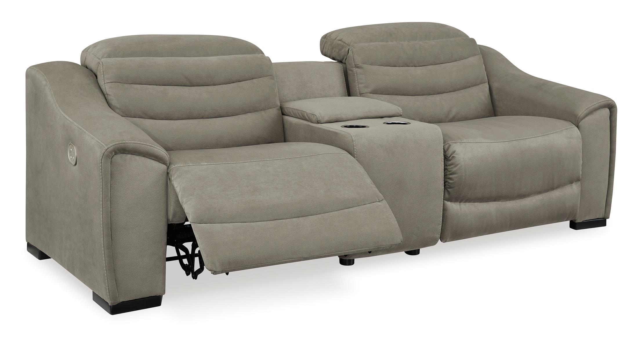 Oversized reclining deals loveseat with console