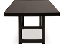 neymorton dining dark brown dr dining table reg hgt d   