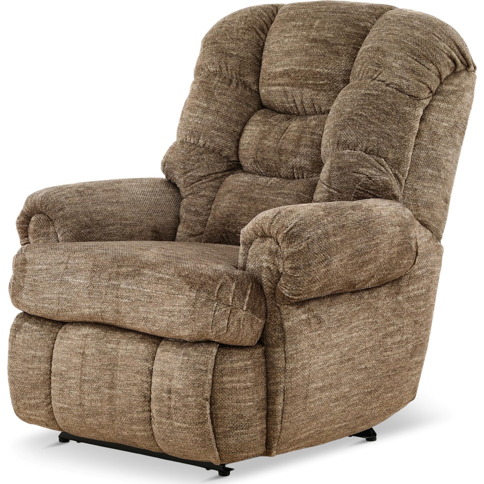 nolan living room brown mt fabric recliner manual   