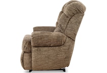 nolan living room brown mt fabric recliner manual   