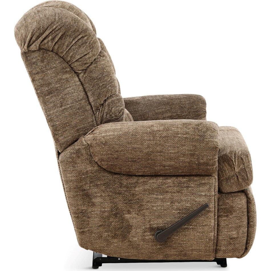 nolan living room brown mt fabric recliner manual   