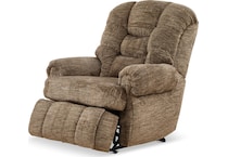 nolan living room brown mt fabric recliner manual   