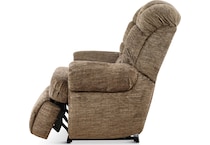 nolan living room brown mt fabric recliner manual   