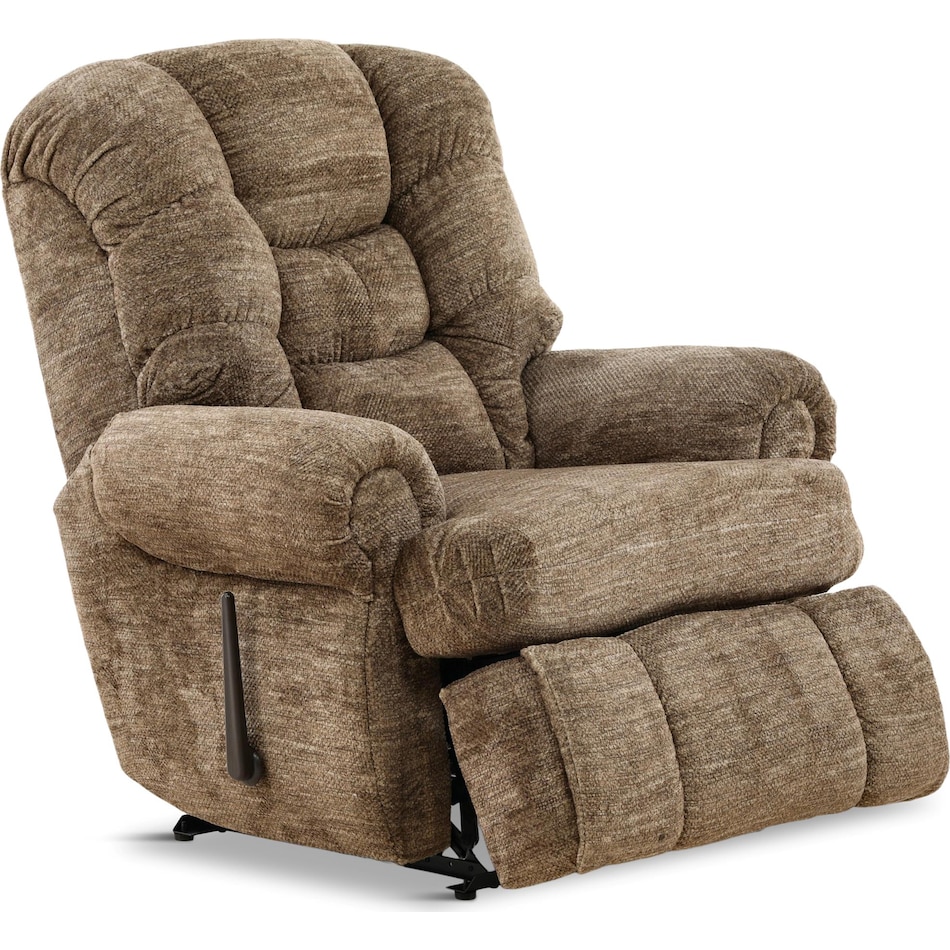 nolan living room brown mt fabric recliner manual   