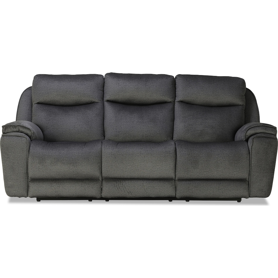 nova living room dark gray mt motion fabric sofa p   