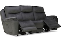 nova living room dark gray mt motion fabric sofa p   