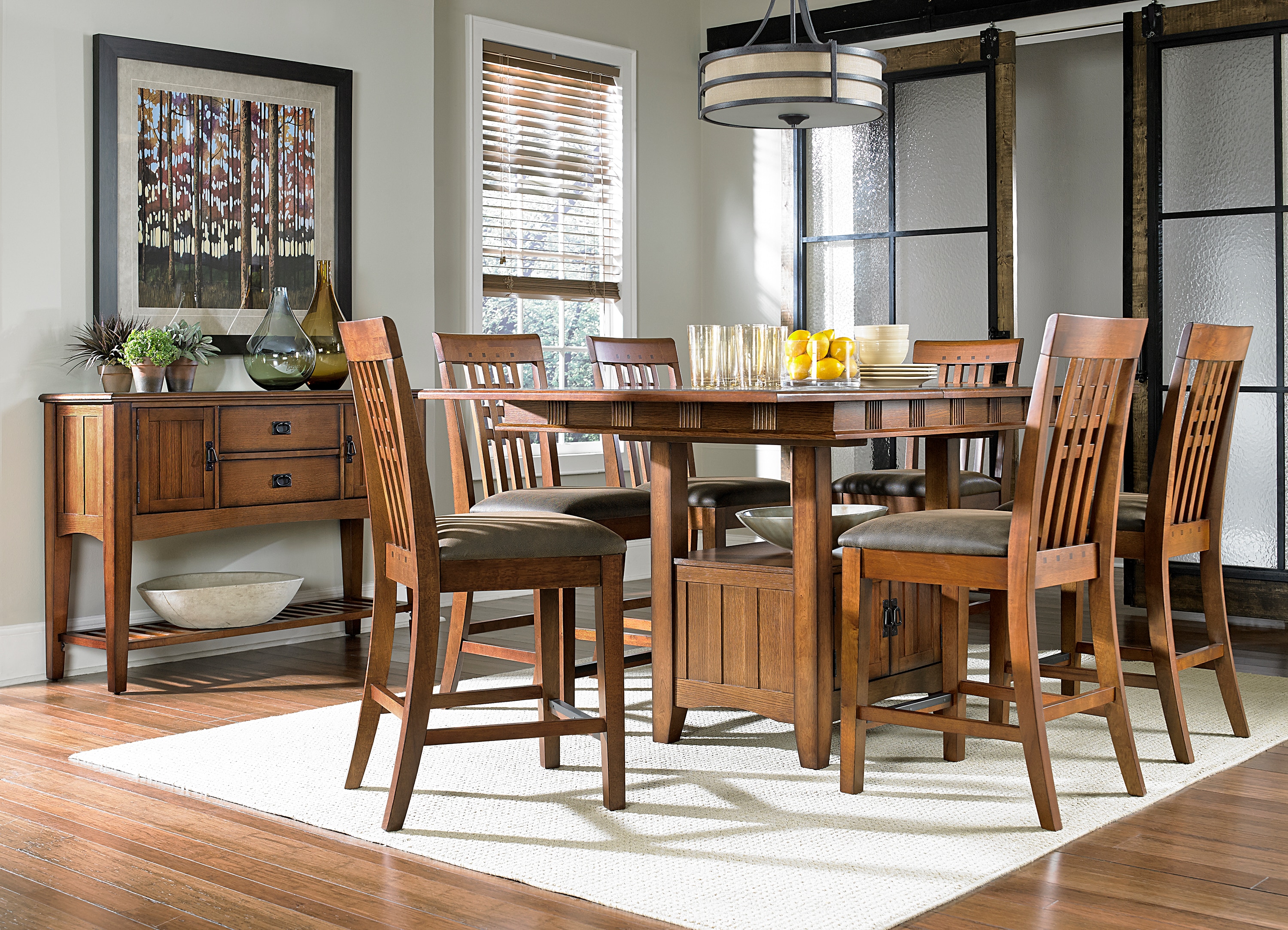 Oak Park 5Piece Dining Set Levin