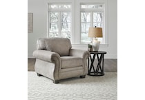 olsberg gray st stationary fabric chair   