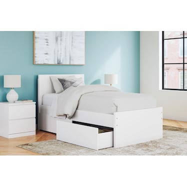 Onita Twin Platform Bed with 2 Side Drawers