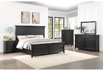 onyx bedroom black br master dresser   