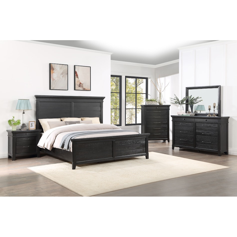 onyx bedroom black br master dresser   