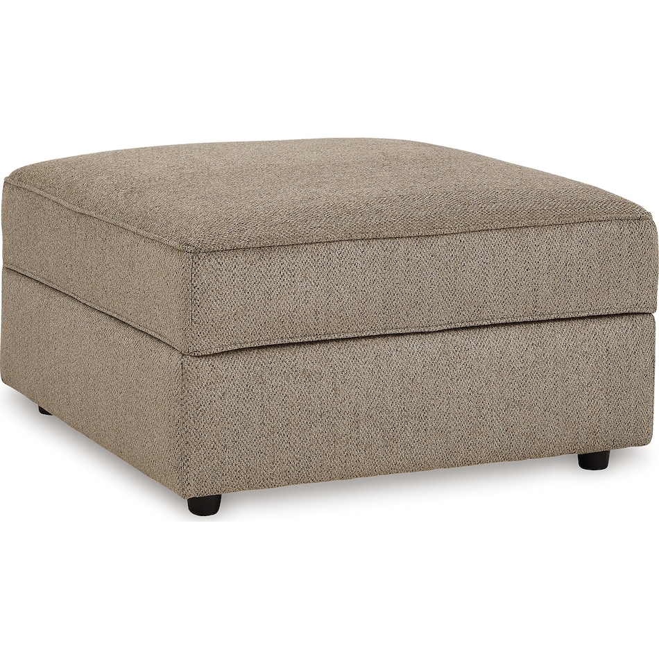 ophannon brown st stationary fabric ottoman   