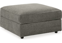 ophannon gray st stationary fabric ottoman   