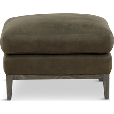 Optima Leather Ottoman