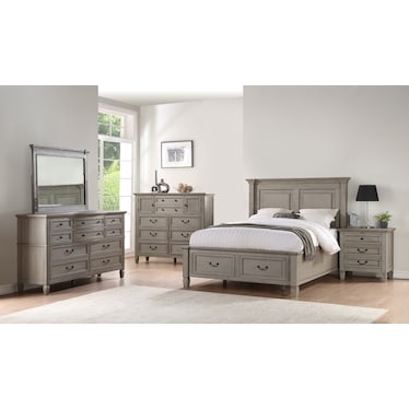Orchard Grey Tall Chest