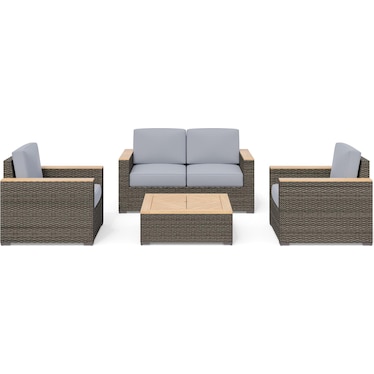 Boca Raton Outdoor Loveseat Set