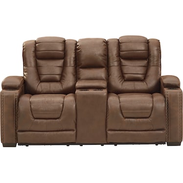 Owner's Box  Power Reclining Loveseat