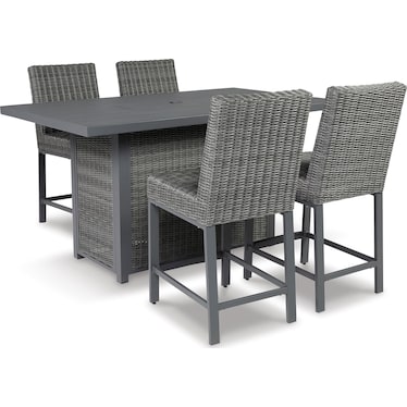 Palazzo 5-Piece Outdoor Counter Dining Set