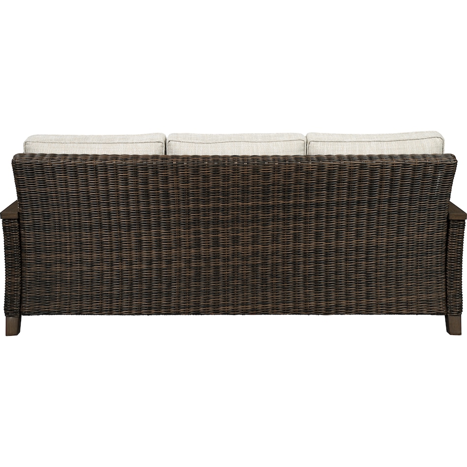 paradise trail brown ot outdoor sofa p   