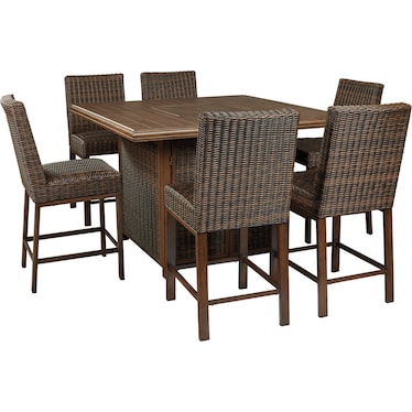 Paradise Trail Outdoor Dining Table and 4 Chairs
