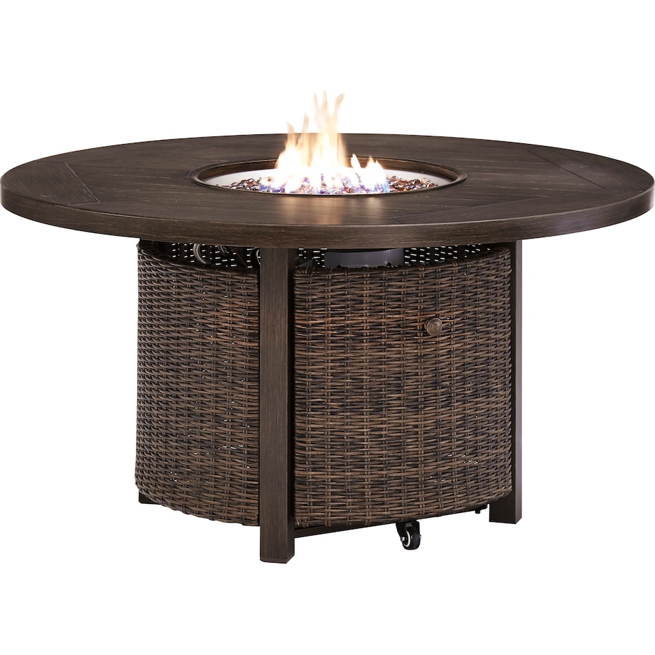 paradise trail medium brown ot outdoor firepit p   