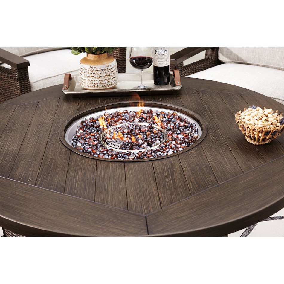 paradise trail medium brown ot outdoor firepit p   