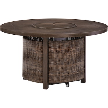Paradise Trail Round Firepit Table