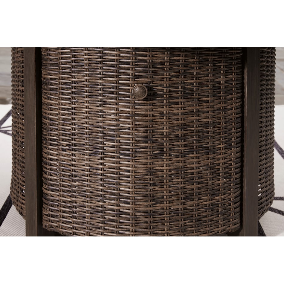 paradise trail medium brown ot outdoor firepit p   