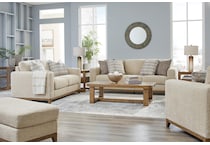 parklynn living room cream   natural st loveseat   