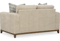 parklynn living room cream   natural st loveseat   