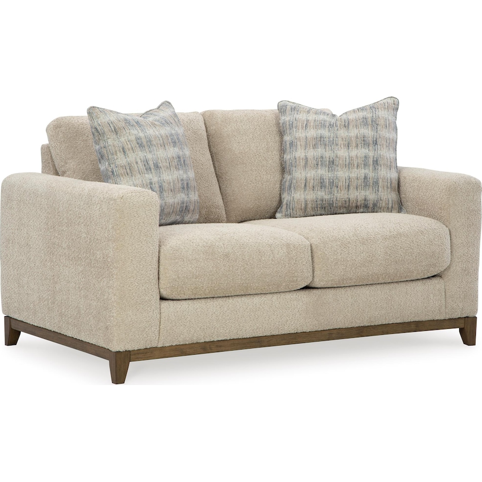 parklynn living room cream   natural st loveseat   