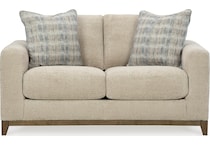 parklynn living room cream   natural st loveseat   