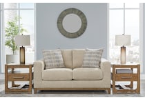 parklynn living room cream   natural st loveseat   